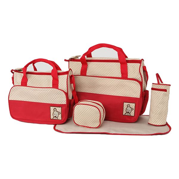 5Pcs/set Diaper Bag Suits For Mom Baby Bottle Holder Mummy Cart Pram Nappy Stroller Maternity Trolley Nappy Bag Sets
5Pcs/set Diaper Bag Suits For Mom Baby Bottle Holder Mummy Cart Pram Nappy Stroller Maternity Trolley Nappy Bag Sets