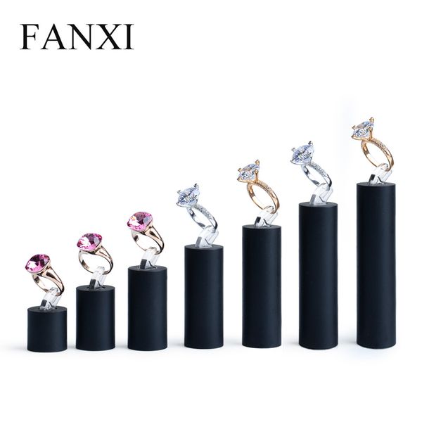 fanxi stylish ring display holder black matte acrylic jewelry display stand 7 pcs/set shop exhibition showcase jewelry organizer, Pink;blue
fanxi stylish ring display holder black matte acrylic jewelry display stand 7 pcs/set shop exhibition showcase jewelry organizer, Pink;blue