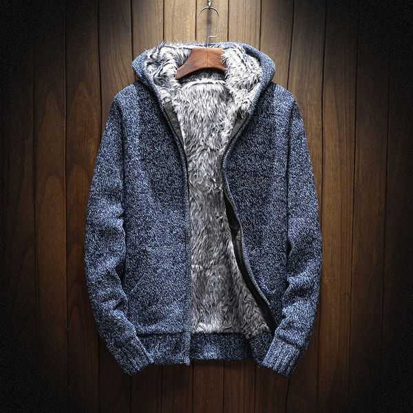 new 2019 casual knitting thick hoodie zip hooded men sweatshirts m-xxl, Black
new 2019 casual knitting thick hoodie zip hooded men sweatshirts m-xxl, Black