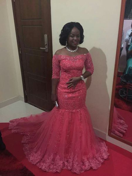 beaded appliques mermaid off shoulder evening dresses 2021 long evening gowns elegant formal party dress lace up, Black;red
beaded appliques mermaid off shoulder evening dresses 2021 long evening gowns elegant formal party dress lace up, Black;red