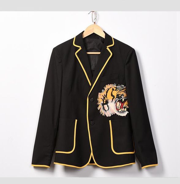 2019 brand fashion luxury designer autumn new men's casual fashion embroidery skinny show blazers long sleeve men's suits
2019 brand fashion luxury designer autumn new men's casual fashion embroidery skinny show blazers long sleeve men's suits