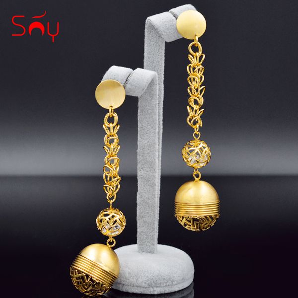 sunny jewelry cubic zirconia jewelry big earrings long drop dangle earrings for women trendy ball jewelry findings for wedding, Golden
sunny jewelry cubic zirconia jewelry big earrings long drop dangle earrings for women trendy ball jewelry findings for wedding, Golden