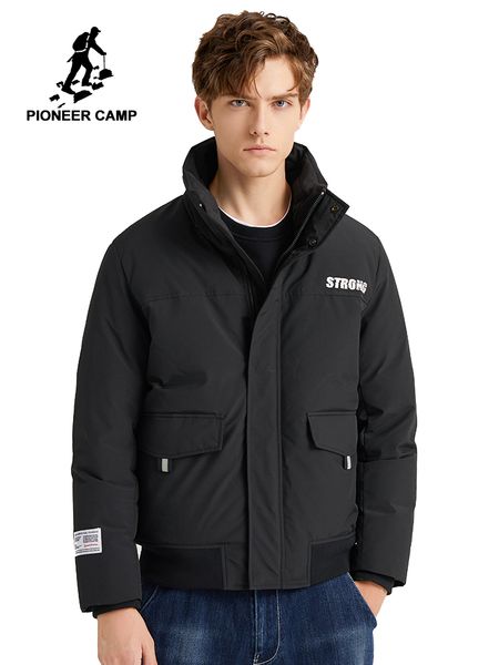 pioneer camp new winter men's down jacket male coat outerwear thick causal brand clothing yr907400, Black
pioneer camp new winter men's down jacket male coat outerwear thick causal brand clothing yr907400, Black