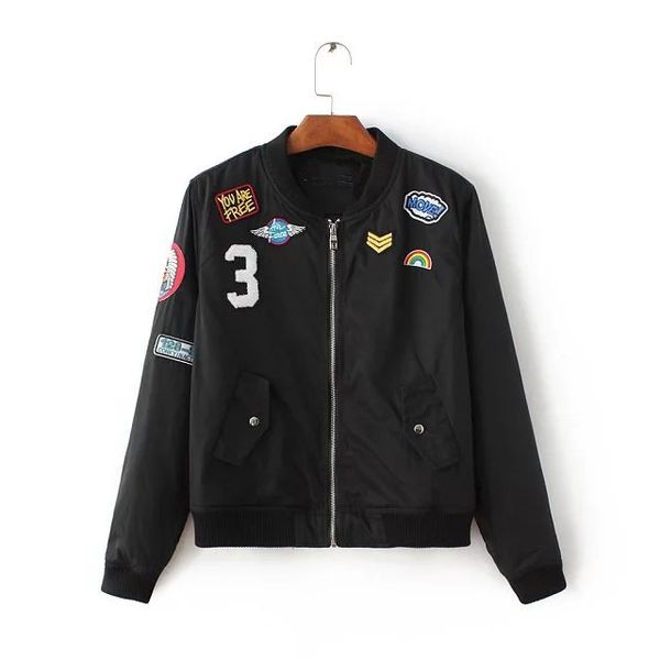 vintage patch designs basic jacket coat spring autumn street bomber jacket women reversible baseball jackets sukajan, Black;brown
vintage patch designs basic jacket coat spring autumn street bomber jacket women reversible baseball jackets sukajan, Black;brown