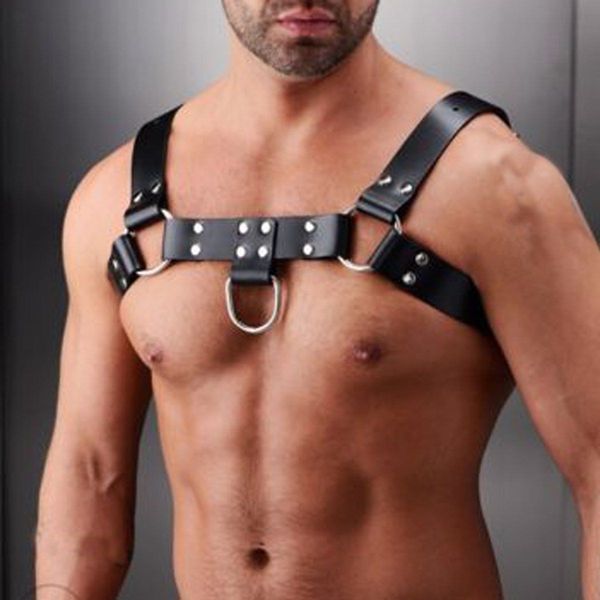 new men bondage leather belt cowboy chest muscle straps harness women lingerie clubwear toys bondage metal ring costume y19051803, Black;brown
new men bondage leather belt cowboy chest muscle straps harness women lingerie clubwear toys bondage metal ring costume y19051803, Black;brown