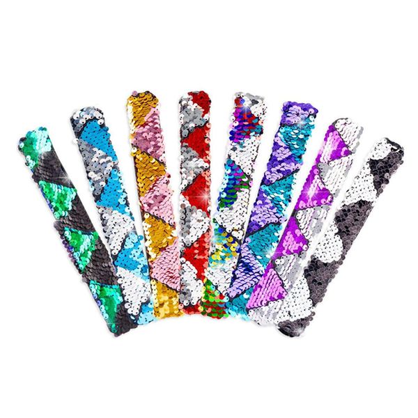trendy kids jewelry mermaid sequins loop bracelet for children toys women double colors sequin slap bracelets accessories festival party chr, Red;brown
trendy kids jewelry mermaid sequins loop bracelet for children toys women double colors sequin slap bracelets accessories festival party chr, Red;brown