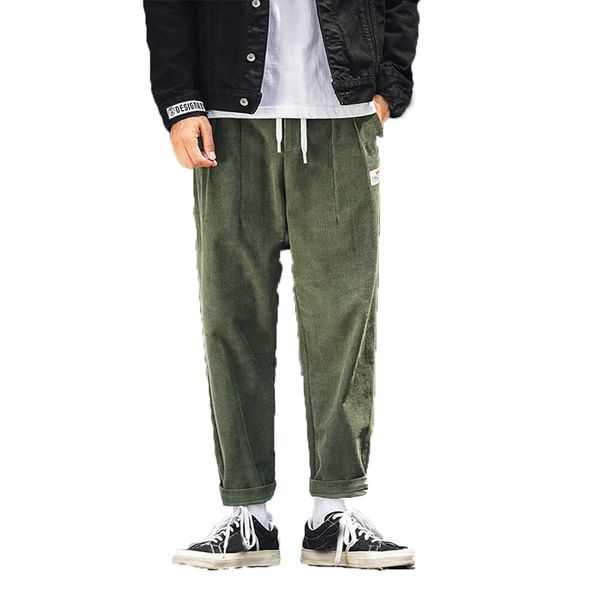 men vintage cargo pants new corduroy casual mens pockets joggers pants male fashion sweatpants winter overalls trousers 8.14, Black
men vintage cargo pants new corduroy casual mens pockets joggers pants male fashion sweatpants winter overalls trousers 8.14, Black