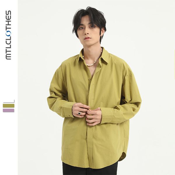 mtl men's wear | 2020new product purchase meeting solid color all-match shirt, White;black
mtl men's wear | 2020new product purchase meeting solid color all-match shirt, White;black