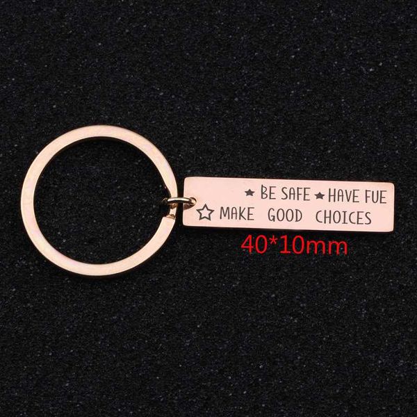 stainless steel keychain engraved be safe have fun make good choices safe jewelry gift charm accessories, Silver
stainless steel keychain engraved be safe have fun make good choices safe jewelry gift charm accessories, Silver