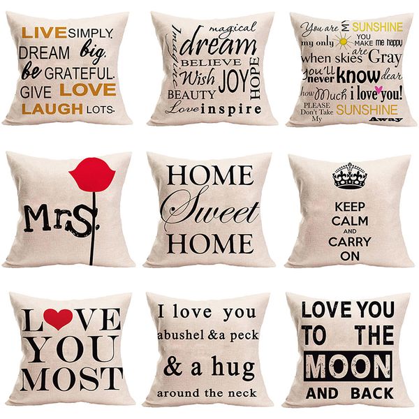 love you more pillow case linen letter throw pillow case cover home sofa car cushion cover home decor xmas 45*45cm valentine's day gift
love you more pillow case linen letter throw pillow case cover home sofa car cushion cover home decor xmas 45*45cm valentine's day gift