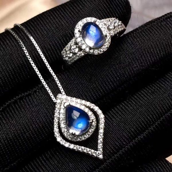 real natural moonstone jewelry set natural real moonstone 925 sterling silver 1pc pendant,1pc ring, Black
real natural moonstone jewelry set natural real moonstone 925 sterling silver 1pc pendant,1pc ring, Black