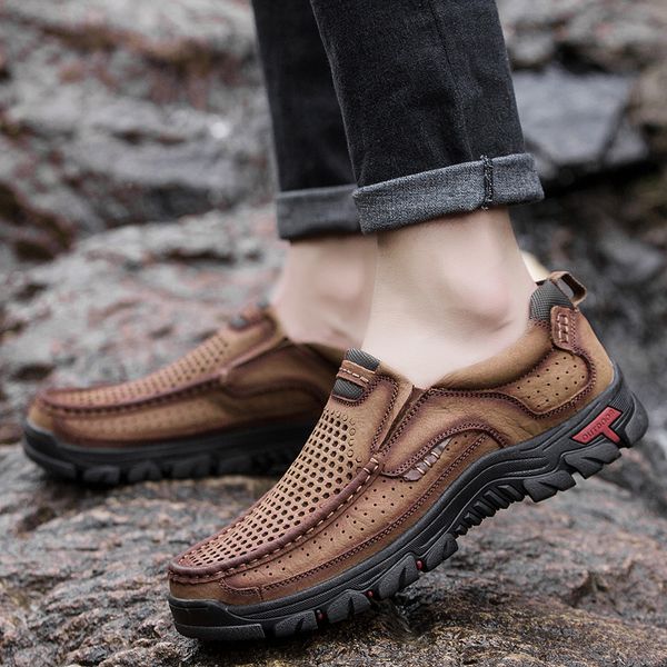 2019 man genuine leather shoes moccasin breathable luxury men loafers designer flat soft fashion boat shoes 38-48 ac04, Black
2019 man genuine leather shoes moccasin breathable luxury men loafers designer flat soft fashion boat shoes 38-48 ac04, Black