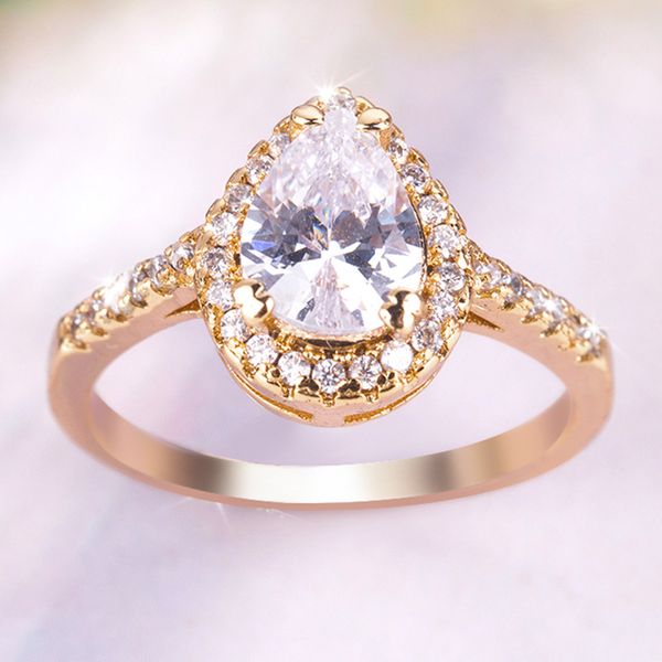 drop shape austria crystals wedding rings for women anel rose gold color zircon rings female party gift jewelry, Golden;silver
drop shape austria crystals wedding rings for women anel rose gold color zircon rings female party gift jewelry, Golden;silver