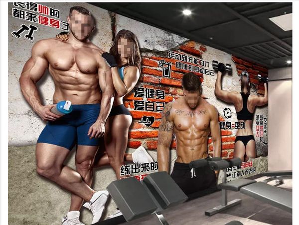 customized 3d stereo sports gym p wall paper mural vintage brick wall vintage style fitness background wall decoration papel de parede
customized 3d stereo sports gym p wall paper mural vintage brick wall vintage style fitness background wall decoration papel de parede