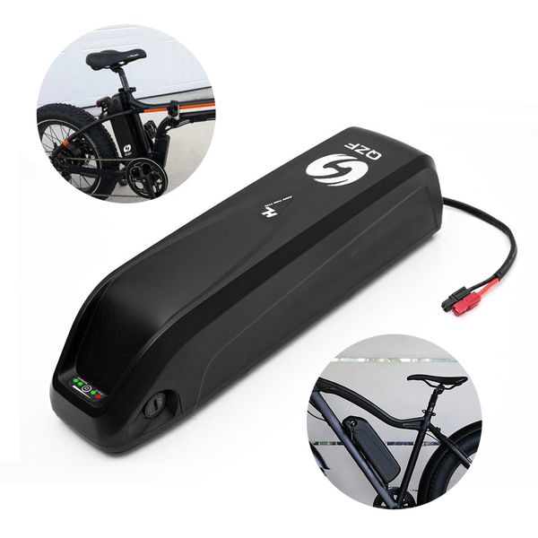 Image of Ebike hailong 36v 48v 10ah lithium battery electric bike battery battery with charger 2a for bafang motor