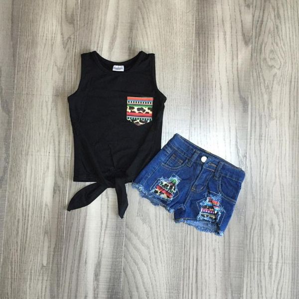 baby girls clothes kids summer outfits jeans shorts black waiscoat girls boutique outfits, White
baby girls clothes kids summer outfits jeans shorts black waiscoat girls boutique outfits, White