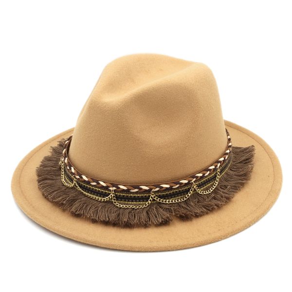fashion men women wool blend panama fedora hat wide brim beach sombrero church jazz ethnic cap, Blue;gray
fashion men women wool blend panama fedora hat wide brim beach sombrero church jazz ethnic cap, Blue;gray