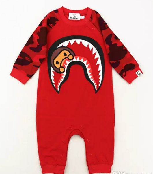 Cute Monkey Fashion Rompers for Infant Baby Shark Head Kids Jumpsuit Cotton Breathable High Quality Baby Thin Rompers Clothing
Cute Monkey Fashion Rompers for Infant Baby Shark Head Kids Jumpsuit Cotton Breathable High Quality Baby Thin Rompers Clothing