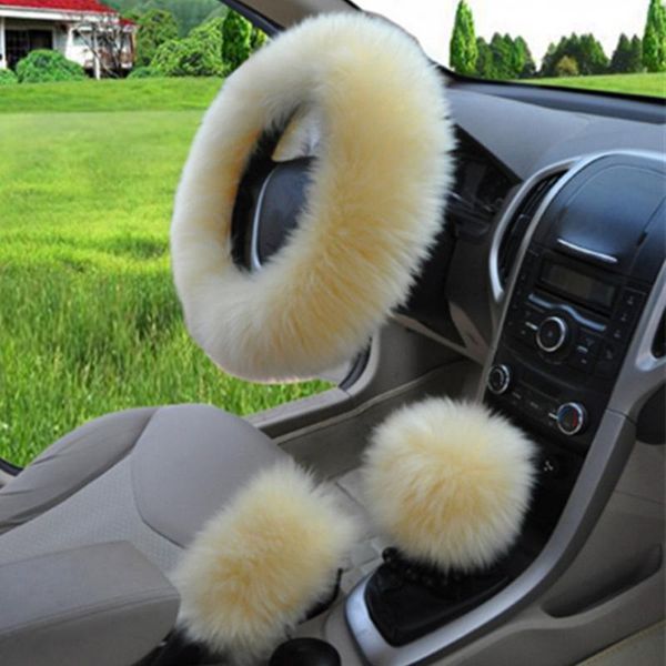 3pcs universal car plush steering wheel cover soft wool car steel ring wheel cover woolen auto handbrake shift knob guard decor
3pcs universal car plush steering wheel cover soft wool car steel ring wheel cover woolen auto handbrake shift knob guard decor
