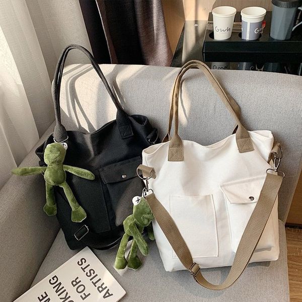 big capacity canvas shoulder bag with frog pendant women casual crossbody messenger bags girls daily travel shopping handbags
big capacity canvas shoulder bag with frog pendant women casual crossbody messenger bags girls daily travel shopping handbags