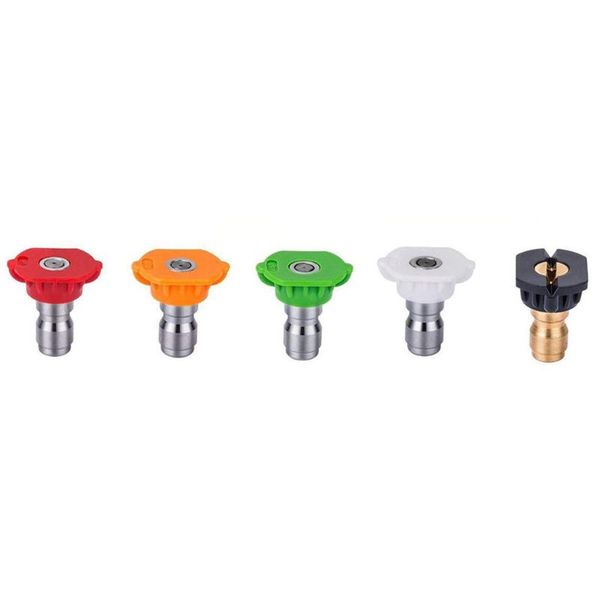 5pcs pressure washer gun adapter quick connect fitting with power washer spray nozzle tips multiple degree 4000 psi water nozzle
5pcs pressure washer gun adapter quick connect fitting with power washer spray nozzle tips multiple degree 4000 psi water nozzle