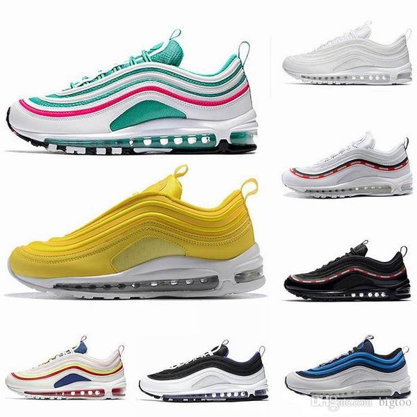 south beach 97 runninag shoes triple white black yellow shoes og metallic gold silver bullet men trainer 97s women sports sneakers 36-45, White;red
south beach 97 runninag shoes triple white black yellow shoes og metallic gold silver bullet men trainer 97s women sports sneakers 36-45, White;red