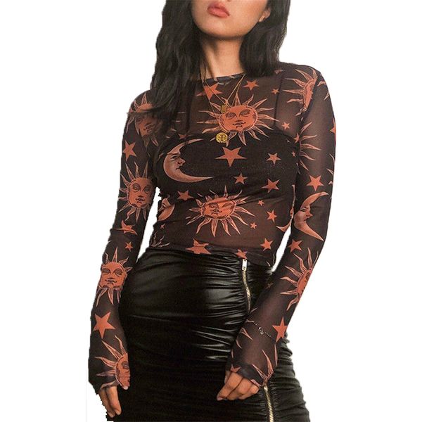 женщины девушки mesh прозрачный укороченный топ с длинным рукавом прозрачная футболка с круглым вырезом топы модные, White
женщины девушки mesh прозрачный укороченный топ с длинным рукавом прозрачная футболка с круглым вырезом топы модные, White