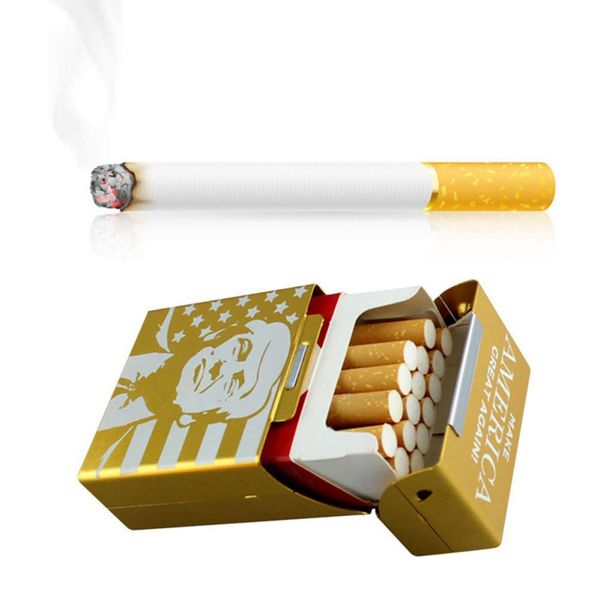 1pc trump smoking cigarettes car accessories aluminum cigarette case pocket storage car auto accessorie
1pc trump smoking cigarettes car accessories aluminum cigarette case pocket storage car auto accessorie