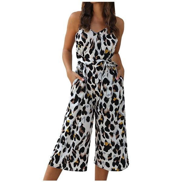 jaycosin spring summer elegant jumpsuit women v-neck zipper sling bandage waist leopard print casual jumpsuit streetwear, Black;white
jaycosin spring summer elegant jumpsuit women v-neck zipper sling bandage waist leopard print casual jumpsuit streetwear, Black;white