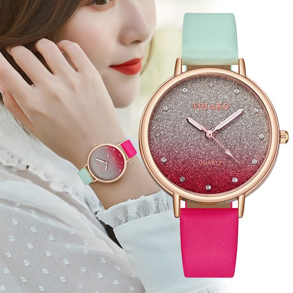 2019 fashion simple gradient dial with diamond belt ladies quartz watch female women girl daughter frail bayan kol saati b4, Slivery;brown
2019 fashion simple gradient dial with diamond belt ladies quartz watch female women girl daughter frail bayan kol saati b4, Slivery;brown