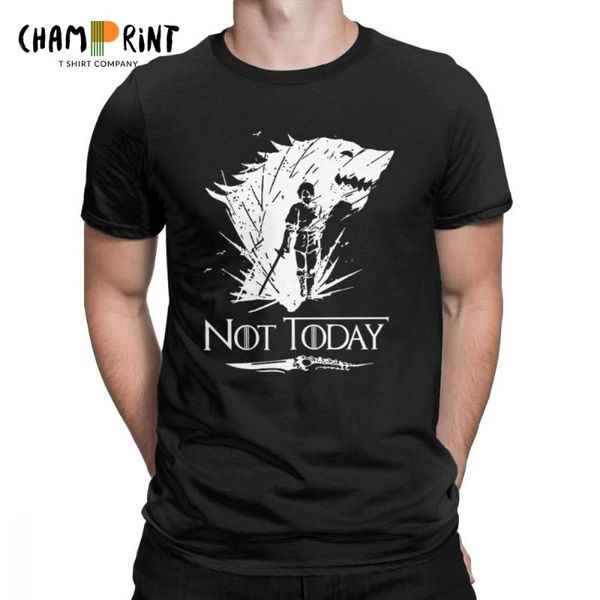arya stark wolf not today got t-shirt men funny pure cotton tee shirt short sleeve t shirt new arrival, White;black
arya stark wolf not today got t-shirt men funny pure cotton tee shirt short sleeve t shirt new arrival, White;black