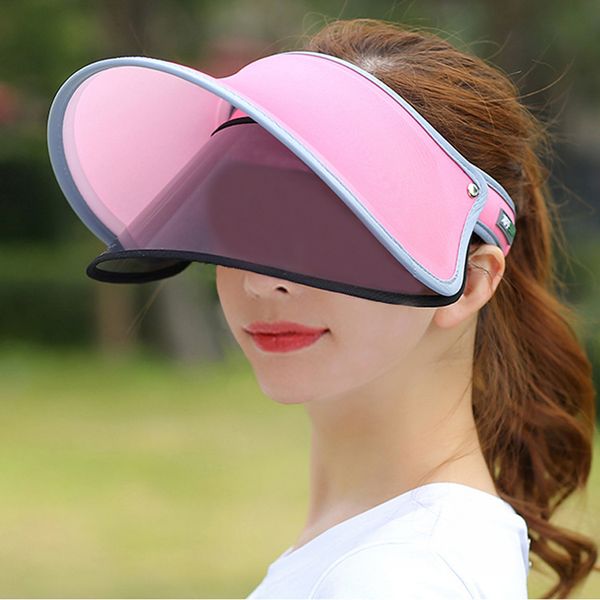 women summer silk open double visor sun hat clip-on adjustable wide brim anti-uv cycling outdoor sports beach cap b02, Blue;gray
women summer silk open double visor sun hat clip-on adjustable wide brim anti-uv cycling outdoor sports beach cap b02, Blue;gray