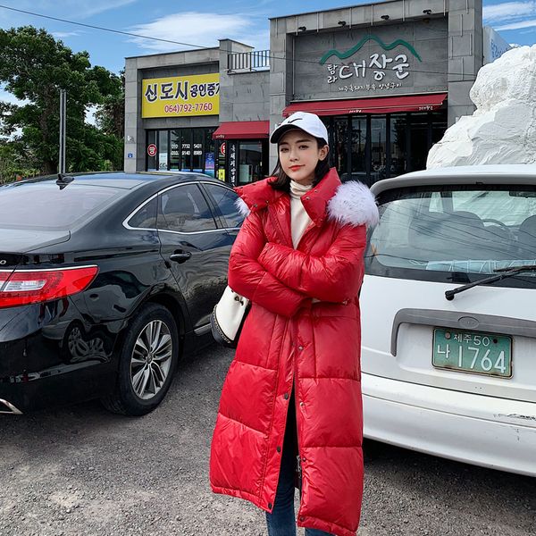 2019 women's large size down jacket long section new versatile jacket winter cotton thickening casual bread coat female, Tan;black
2019 women's large size down jacket long section new versatile jacket winter cotton thickening casual bread coat female, Tan;black