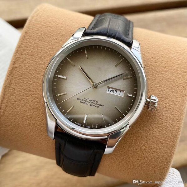 super watches 058 montre de luxe 42mm classic three-pin lunar phase design 8215 movement 316 steel case mechanical watches, Slivery;brown
super watches 058 montre de luxe 42mm classic three-pin lunar phase design 8215 movement 316 steel case mechanical watches, Slivery;brown