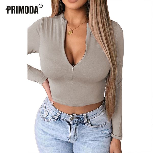 gray black t shirt women harajuku autumn winter crop zipper cotton knit basic club long sleeve t-shirts femme pr016m, White
gray black t shirt women harajuku autumn winter crop zipper cotton knit basic club long sleeve t-shirts femme pr016m, White