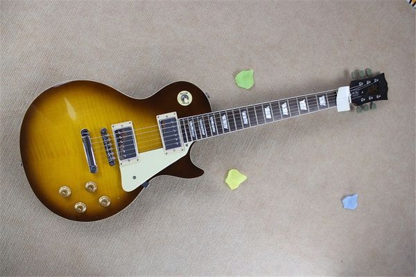 standar delectric guitar coffee brown chrome hardware mahogany body flamed maple rosewood fretboard
standar delectric guitar coffee brown chrome hardware mahogany body flamed maple rosewood fretboard
