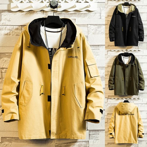 men's casual fitness clothing autumn winter fashion loose patchwork hoodie jacket outwear coat male hip hop streetwear#1123, White;black
men's casual fitness clothing autumn winter fashion loose patchwork hoodie jacket outwear coat male hip hop streetwear#1123, White;black
