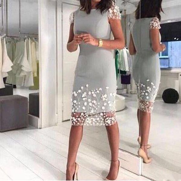 silver gray mother of the bride dresses jewel neck short sleeves white lace with flowers sheath knee length wedding guest dress, Black;red
silver gray mother of the bride dresses jewel neck short sleeves white lace with flowers sheath knee length wedding guest dress, Black;red