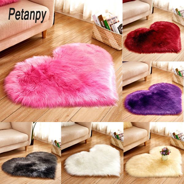 love heart rugs artificial wool sheepskin hairy carpet faux floor mat fur plain fluffy soft area rug for bedroom living room
love heart rugs artificial wool sheepskin hairy carpet faux floor mat fur plain fluffy soft area rug for bedroom living room