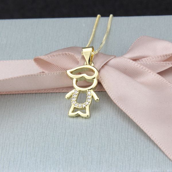 sunsll new gold copper necklace cubic zirconia boy shape necklace for women /children fashion jewelry pendant gifts, Silver
sunsll new gold copper necklace cubic zirconia boy shape necklace for women /children fashion jewelry pendant gifts, Silver