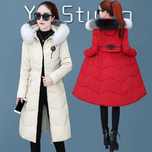 brand cotton-padded jacket women's 2019 new style winter mid-length cotton-padded clothes women's slim fit korean-style down jac, Blue;black
brand cotton-padded jacket women's 2019 new style winter mid-length cotton-padded clothes women's slim fit korean-style down jac, Blue;black