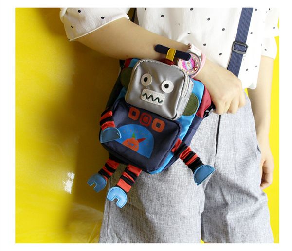 brand originality design south korea's big children cool robot cartoon messenger bag color mini messenger bag shoulder phone
brand originality design south korea's big children cool robot cartoon messenger bag color mini messenger bag shoulder phone