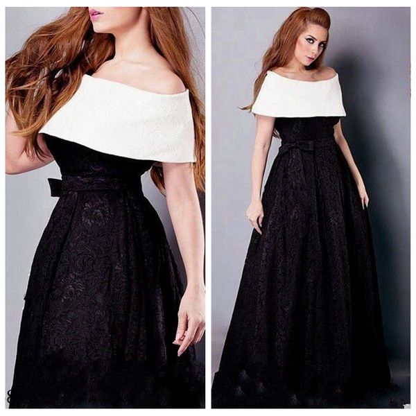 bateau short sleeves lace a-line prom dresses formal long vestidos de special occasion party gowns evening party gowns modest 2019, Black 
bateau short sleeves lace a-line prom dresses formal long vestidos de special occasion party gowns evening party gowns modest 2019, Black