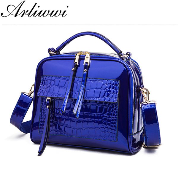 arliwwi shiny pu leather women's crocodile embossed tote handbags candy colors roomy large capacity new bags fash p017
arliwwi shiny pu leather women's crocodile embossed tote handbags candy colors roomy large capacity new bags fash p017