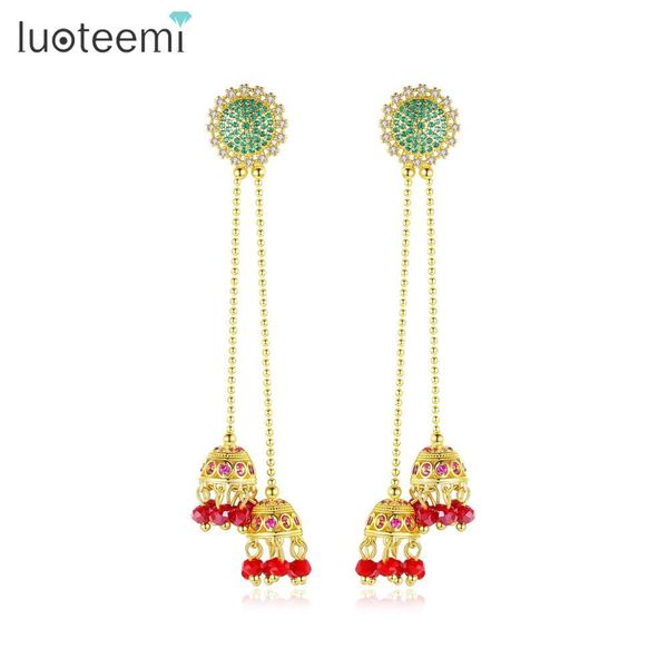 luoteemi attractive design chinese style colorful long drop dangle earrings for women wedding party gold color fashion jewelry, Golden
luoteemi attractive design chinese style colorful long drop dangle earrings for women wedding party gold color fashion jewelry, Golden