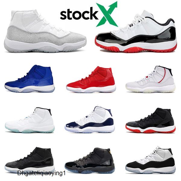 2020 jumpman 11 new white bred 11s metallic silver men women basketball shoes concord cap and gown gamma blue space jam designer sneakers, Black
2020 jumpman 11 new white bred 11s metallic silver men women basketball shoes concord cap and gown gamma blue space jam designer sneakers, Black