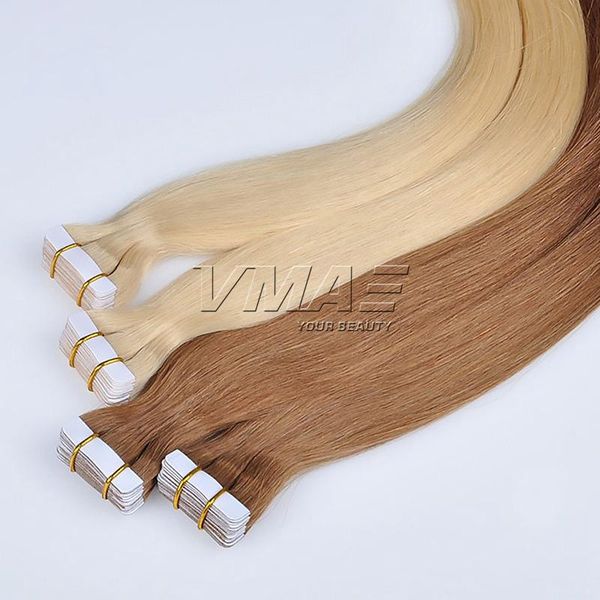 indian vmae natural brown blonde 18 to 24 inch double drawn straight skin weft unprocessed remy virgin human hair extension tape in, Black
indian vmae natural brown blonde 18 to 24 inch double drawn straight skin weft unprocessed remy virgin human hair extension tape in, Black