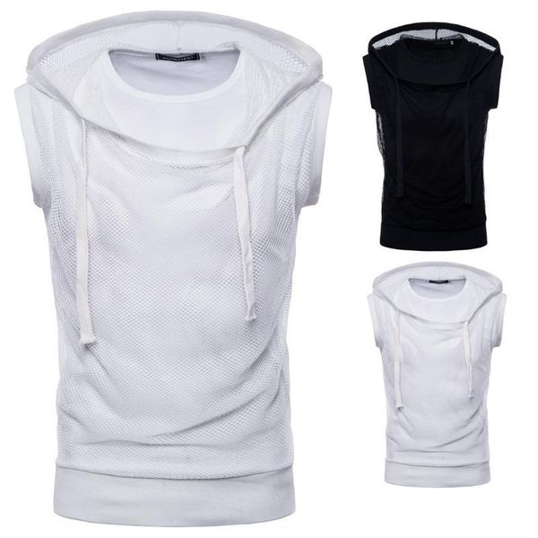 hoodeis sleeveless solid color fashion sports style homme clothing homme clothing fashion style casual apparel mens summer designer, Black
hoodeis sleeveless solid color fashion sports style homme clothing homme clothing fashion style casual apparel mens summer designer, Black