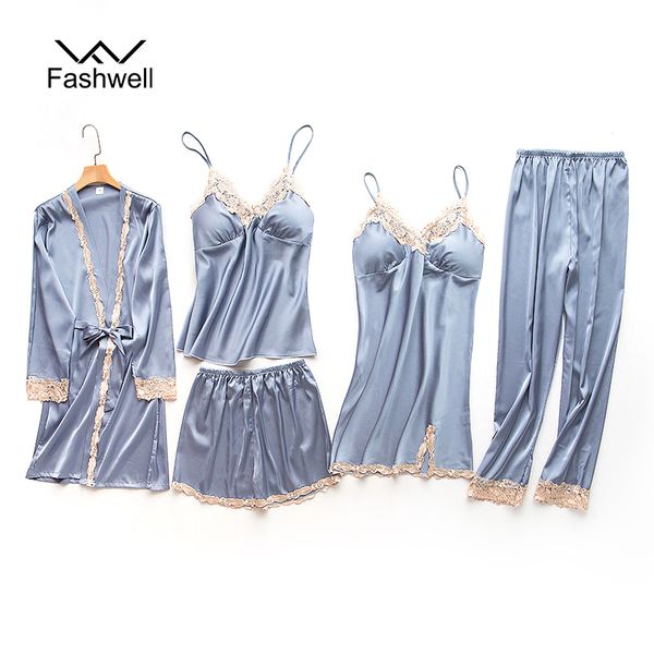 fashwell женщины пижама 5 шт атласные пижамы pijama set silk главная wear вышивание sleep lounge пижама с chest мышек, Blue;gray
fashwell женщины пижама 5 шт атласные пижамы pijama set silk главная wear вышивание sleep lounge пижама с chest мышек, Blue;gray