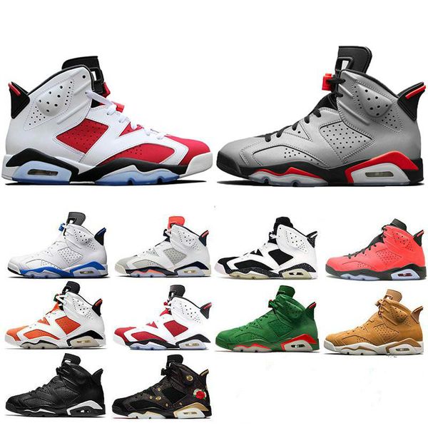 2019 reflective bugs bunny bred 6 6s basketball shoes for men tinker unc black cat carmine mens designer trainer sports sneakers 7-13, White;red
2019 reflective bugs bunny bred 6 6s basketball shoes for men tinker unc black cat carmine mens designer trainer sports sneakers 7-13, White;red